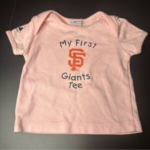 My First San Francisco Giants Tee Pink Size 6-9 Months